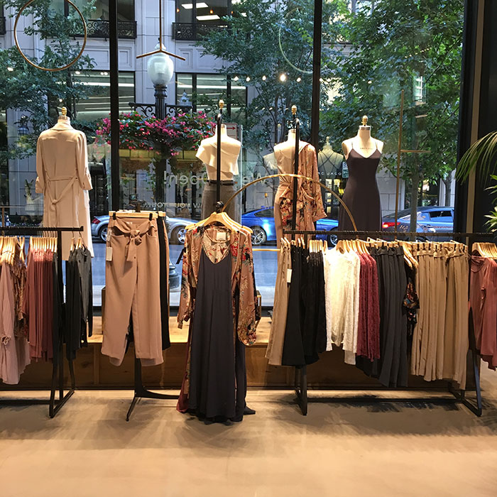 Aritzia 900 North Michigan Shops flagship store