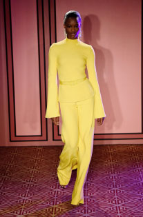 NYFW Spring 18 Trends color yellow Brandon Maxwell