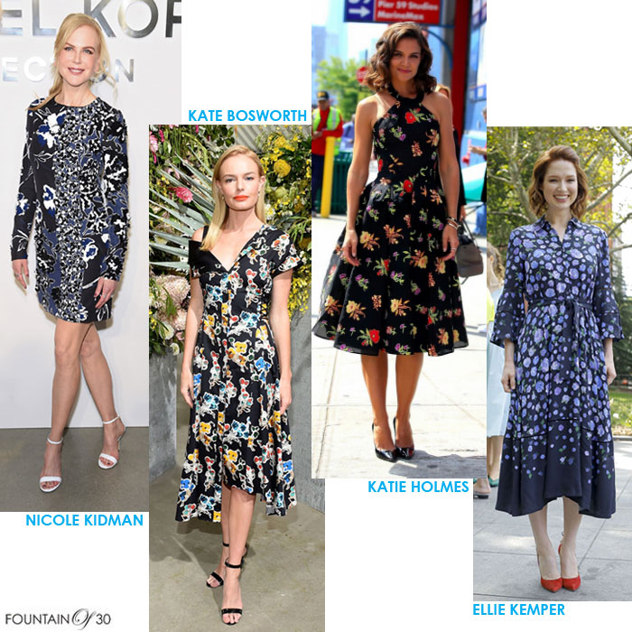 New York Fashion Week Front Row Celebrities In Prints - fountainof30.com