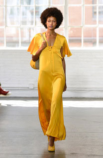 NYFW Spring 18 Trends color yellow Creatures of Comfort