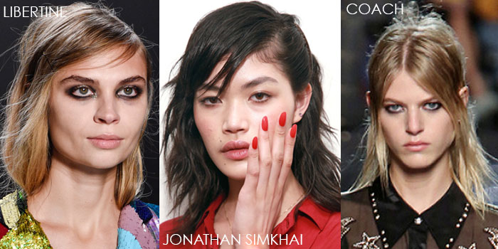 top 10 beauty trends from NYFW Spring 18 bed head
