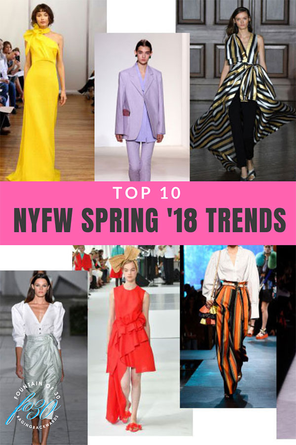 top 10 NYFW Spring 18 trends