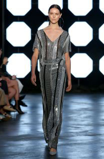 nyfw spring 18 sequins dress Sally LaPointe