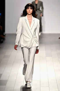 nyfw spring 18 white suit Taoray Wang