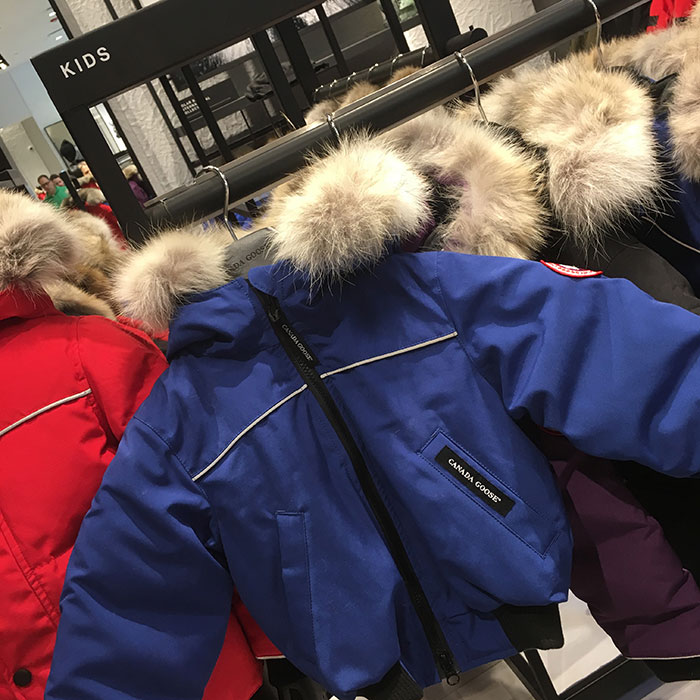 Canada Goose Chicago flagship kids coats