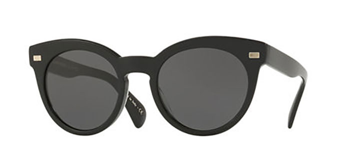 Oliver Peoples Black Dore Acetate Cat-Eye Sunglasses Mandy Moore look for less sunglasses