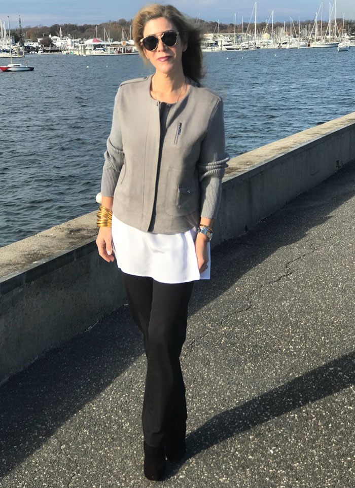 Misook outfit of the day Lauren Dimet Waters Misook outfit of the day
