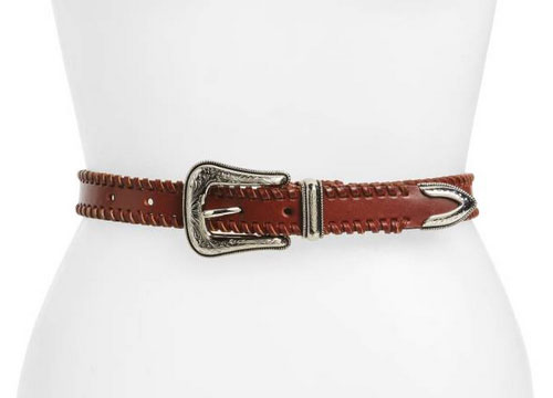 Christie Brinkley celebrity look for less belt