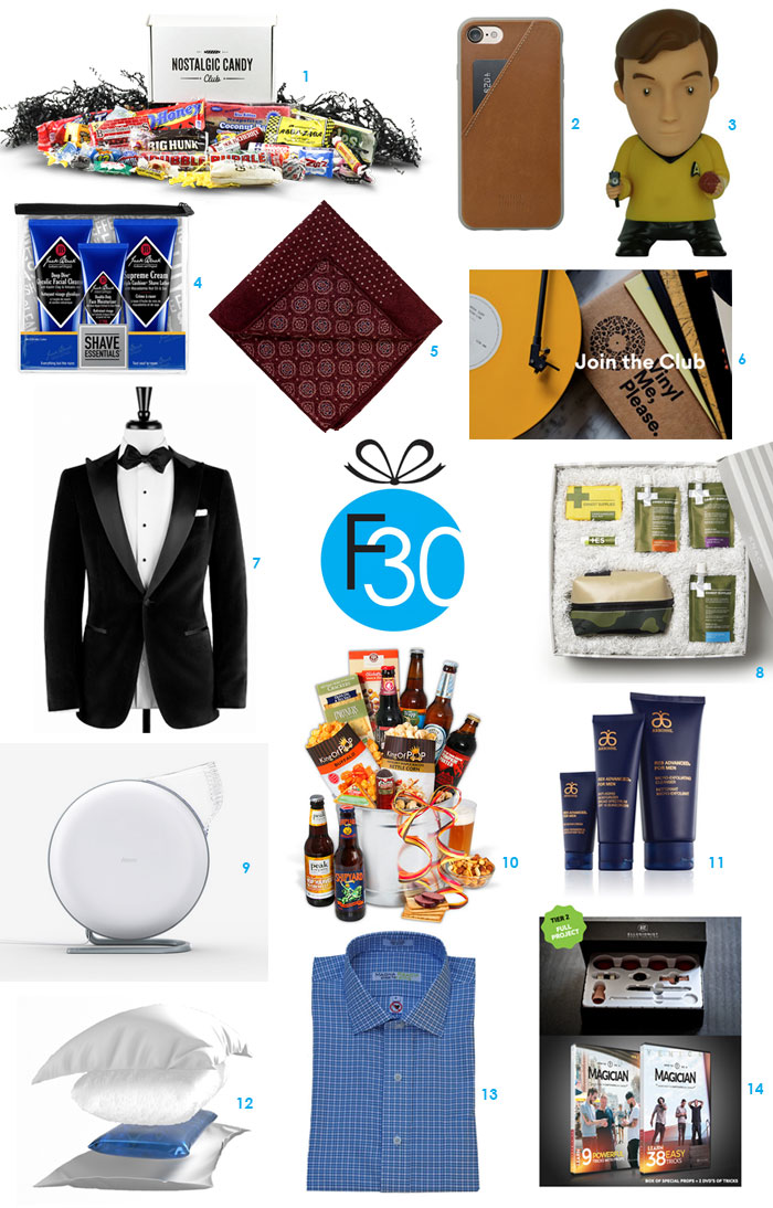 Holiday Gifts For The Men In Your Life candy, clothing, gadgets