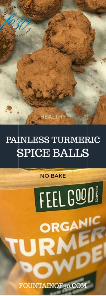 No Bake Painless Turmeric Spice Balls