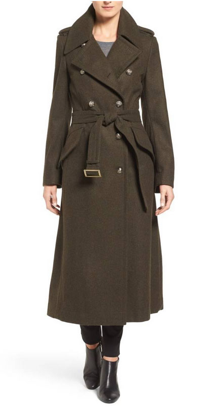 Olivia Palermo goes military London Fog Double Breasted Trench Coat fointainof30