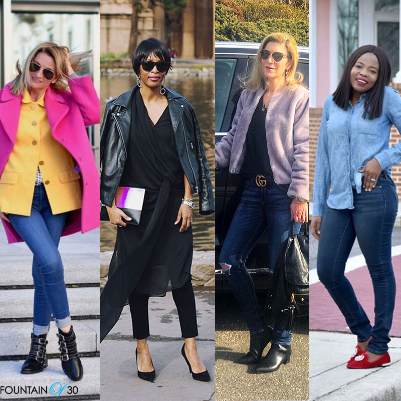 women over 40 how they wear jeans fountainof30