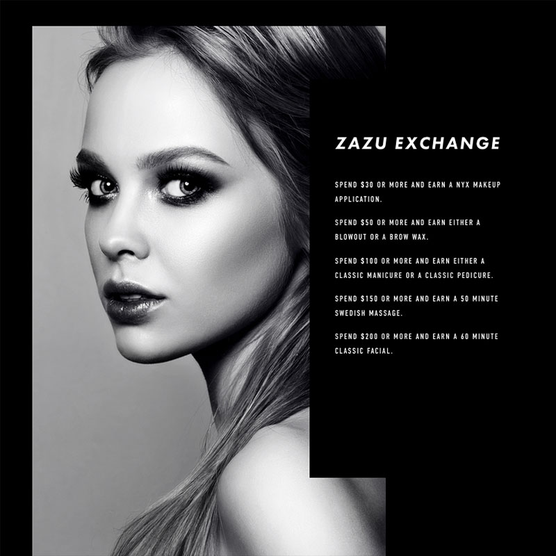 Zazu Exchange menu