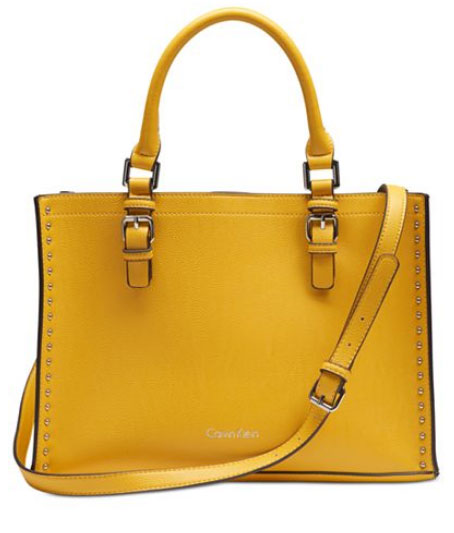 Yellow Calvin Klein Unlined Novelty Casual Tote fountainoif30