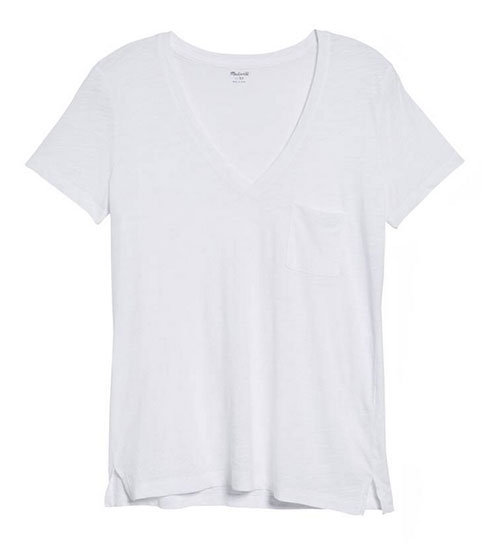 Keri Russell Celebrity Look for Less white tee