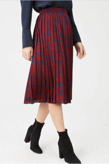 Club Monaco Nila Skirt Olivia Palermo Mixed Prints Look for Less