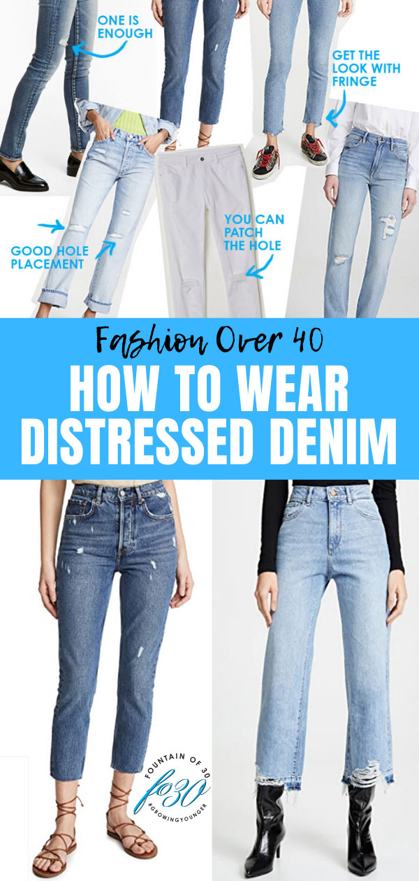 how to wear distressed denim fountainof30