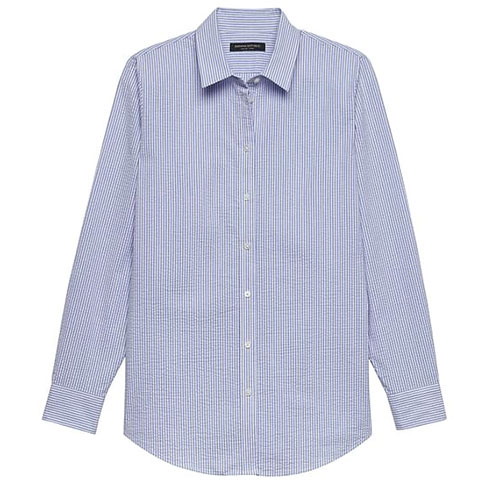 Banana Republic Dillon Classic-Fit Seersucker Shirt