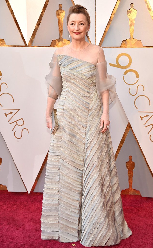 Oscars 2018 best and worst dressed celebrities Lesley Manville in Anna Valentine