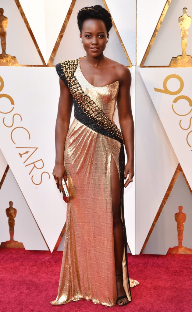 Oscars 2018 Best and Worst Dressed Celebrities Lupita Nyong'o in Atelier Versace