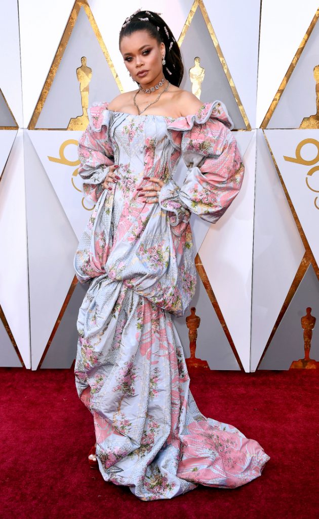 Oscars 2018 Worst Dressed Celebrities Andra Day in Zac Posen