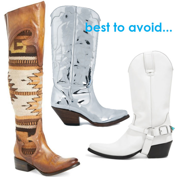how to master the western look boots to avoid