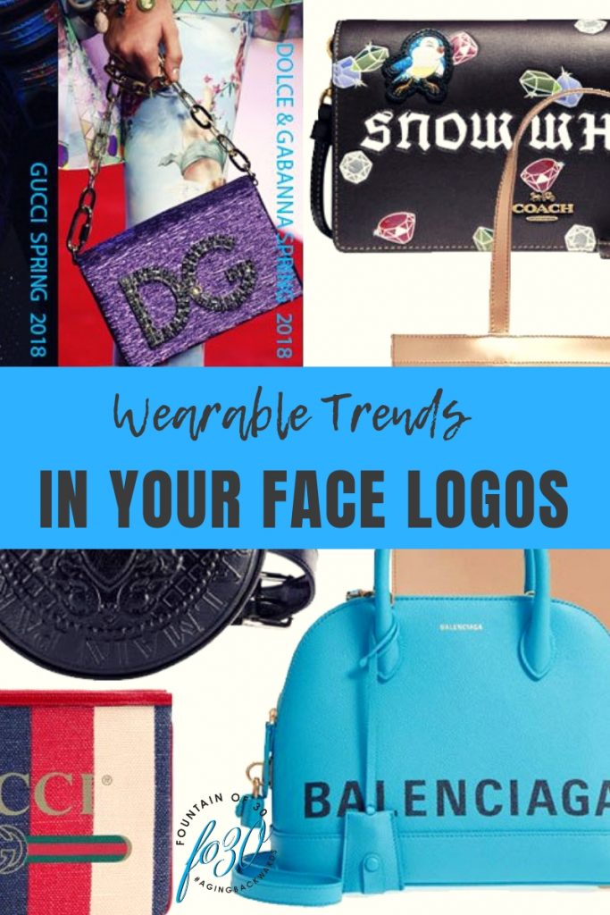 Handbags With Giant Designer Logos Collage