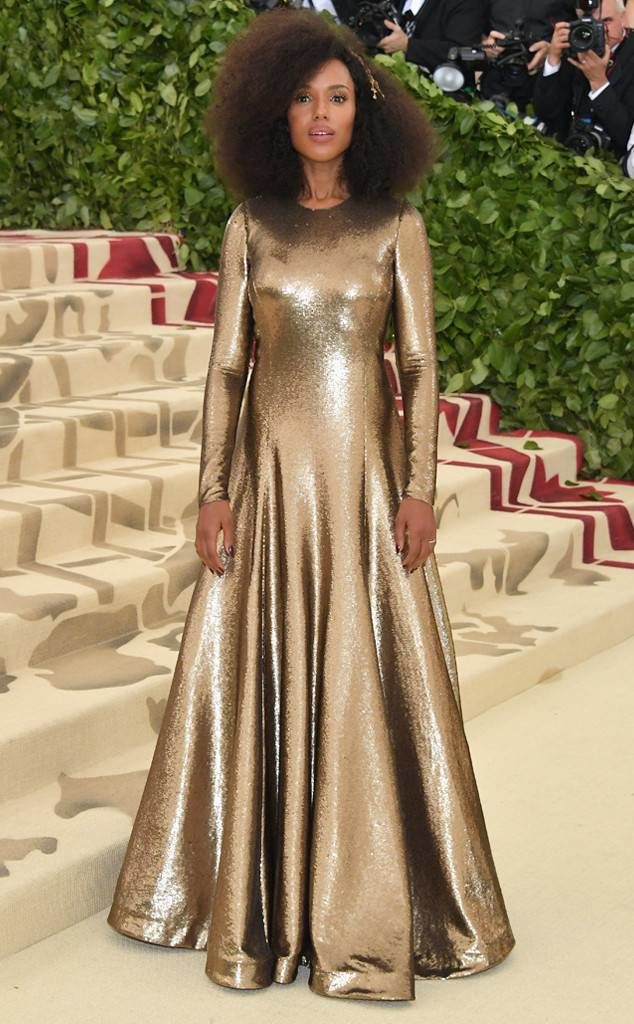 fashion at the Met Gala 2018 Kerry Washington in Ralph Lauren