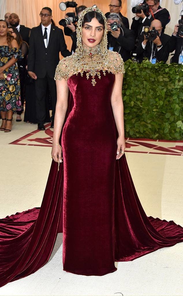 Priyanka Chopra in Ralph Lauren fashion at the Met Gala 2018 Priyanka Chopra in Ralph Lauren