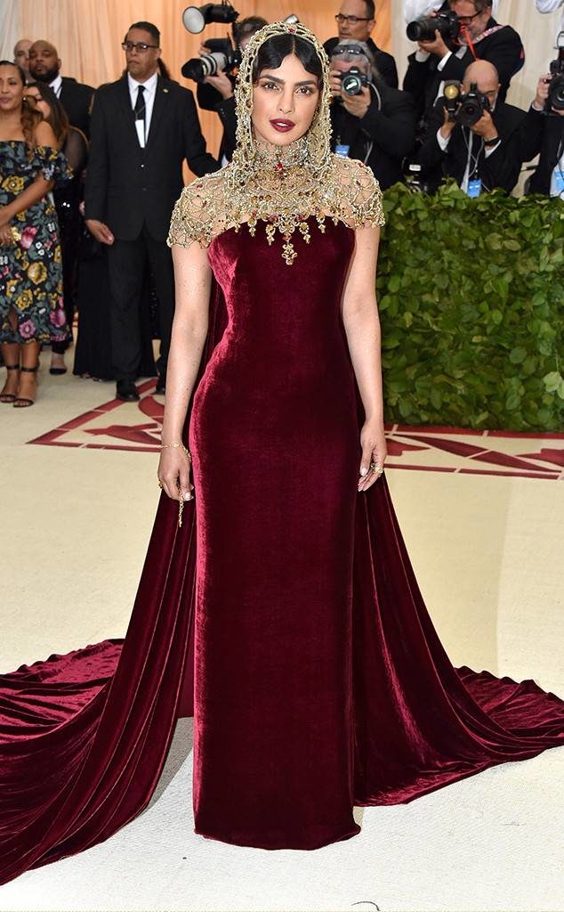 fashion at the Met Gala 2018 Priyanka Chopra in Ralph Lauren