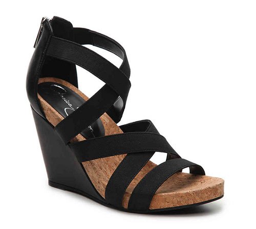 Kate Moss Celebrity Look for Less Wedge Sandal