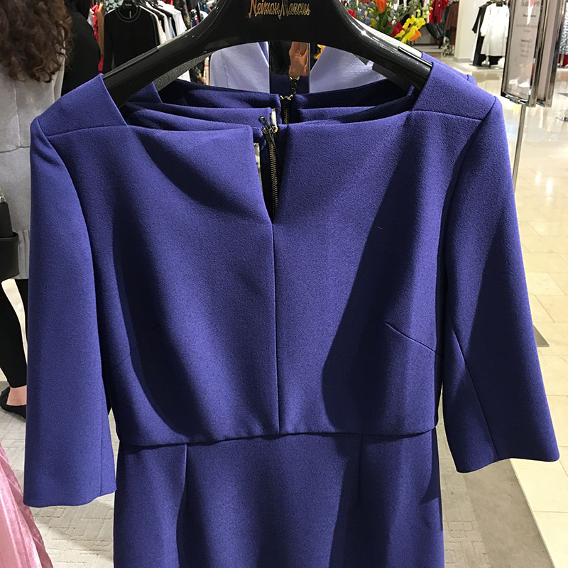 Roland Mouret dress detail Chicago Neiman Marcus 2018