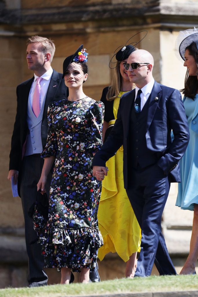 Understated Celebrity Style Charlotte Riley in The Vampire's Wife Royal Wedding