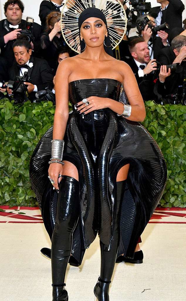 Solange Knowles in Iris van Herpen fashion at the Met Gala 2018 Solange Knowles in Iris van Herpen