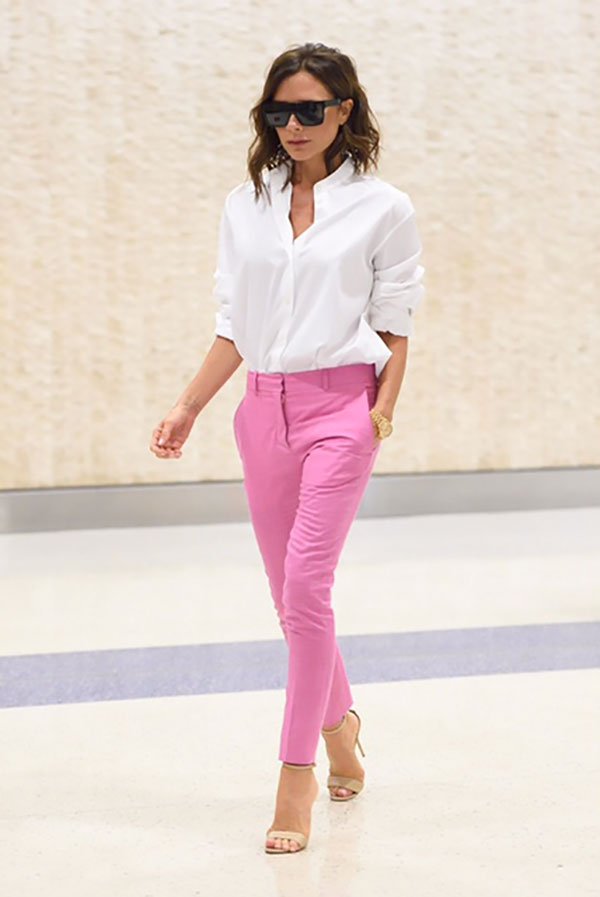 classic cool Victoria Beckham look for less