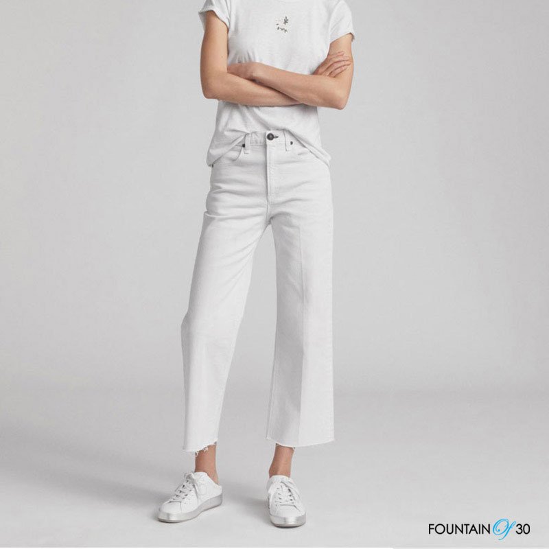 Not Just Another Pretty...Pair of White Jeans - fountainof30.com