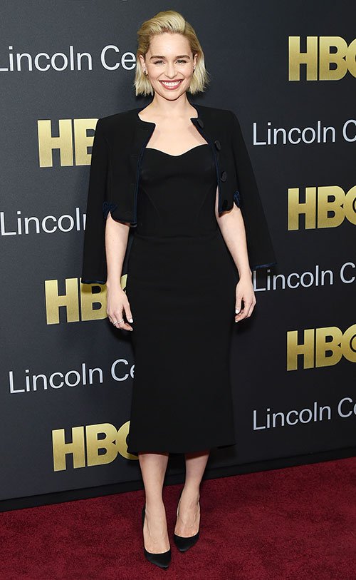 Emilia Clarke the modern dress LBD