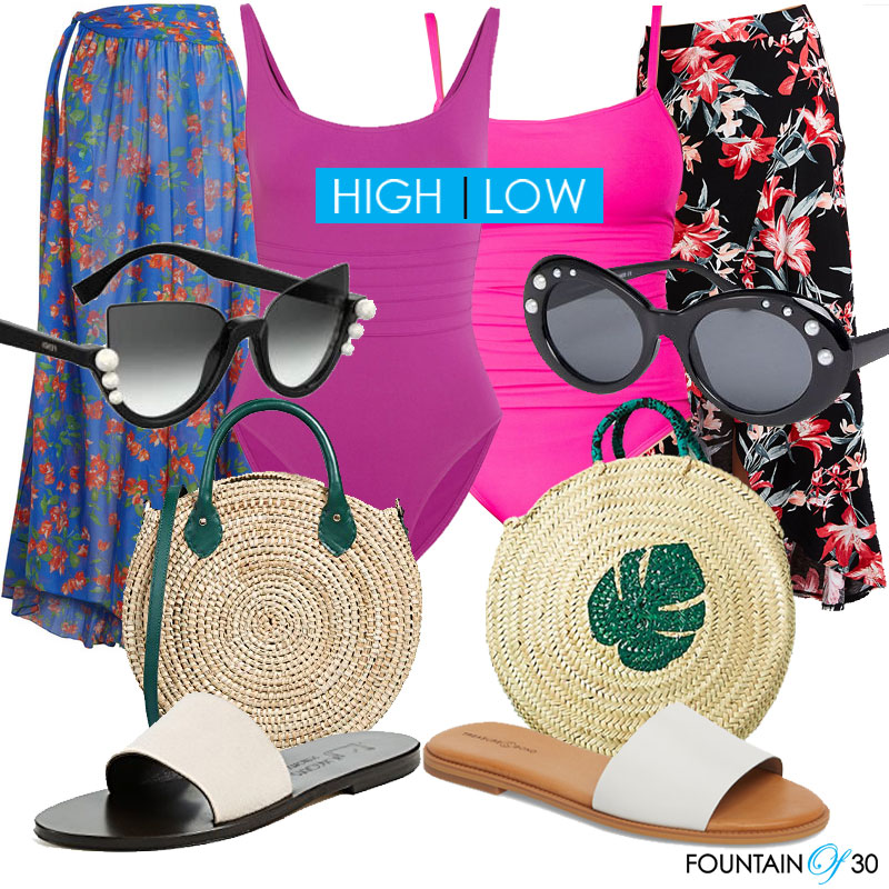 how to style high low swim