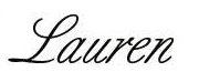 Lauren Dimet Waters Signature