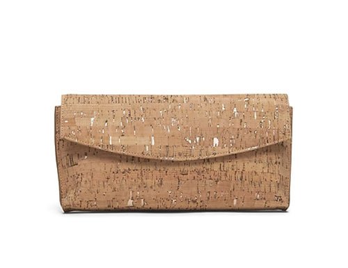 Penelope Cruz ruffle dress cork handbag