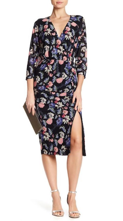 sarah jessica parker flirty floral rachel rachel roy dress