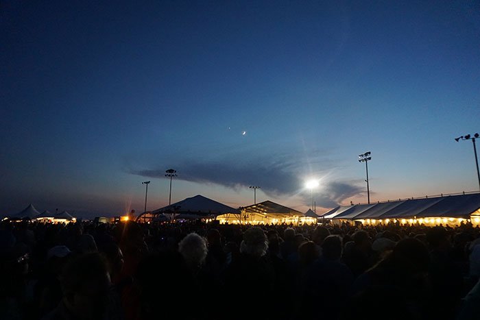 2018 Great South Bay Music Festival stage night fountain of 30