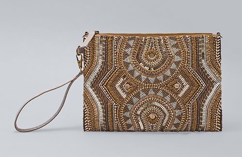 White House Black Market Beaded Clutch Rosie Huntington-Whiteley Look for Less Clutch