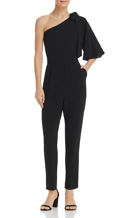 Adelyn Rae Willow One-Shoulder Jumpsuit Rosie Huntington-Whiteley Look for Less One-Shoulder Jumpsuit