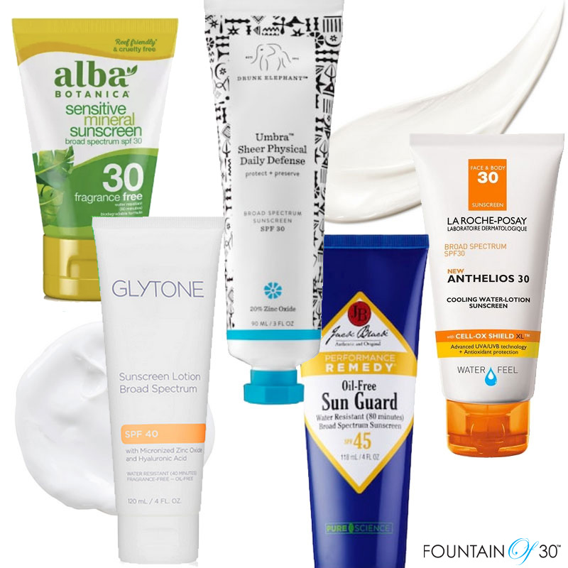 sunscreens for the family fountainof30