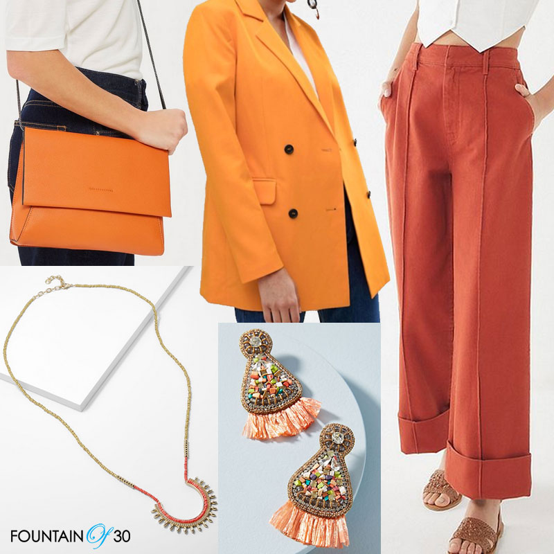 tangerine fashion for summer