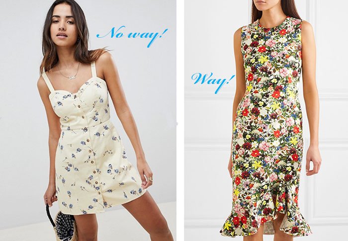 summer trends to avoid tiny floral prints