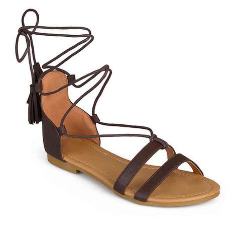 Alessandra Ambrosio detailed denim look for less sandal