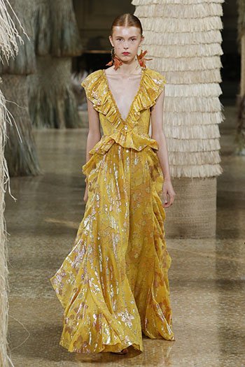 marigold yellow Ulla Johnson dress SS19