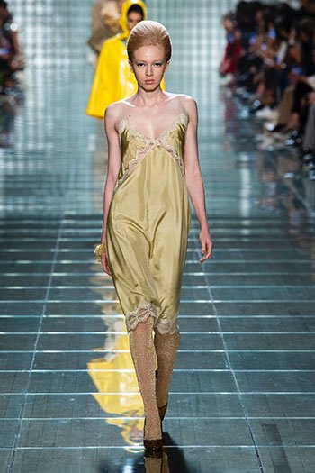 marigold yellow marc jacobs slip dress SS19